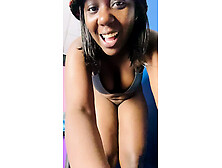 Dick rideing vlog (but it was too small)..  solo ebony