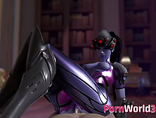 Slutty Widowmaker From Overwatch Fucks