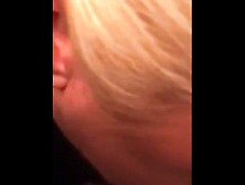 Busty Blonde Deep Throating Finishing.