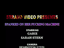 Spanked on Her Fucking Machine