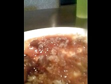 Jacking off to my Asian waitress