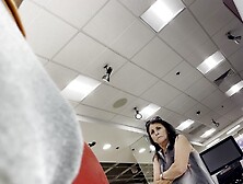 Woman In A Shop Watch Bulge