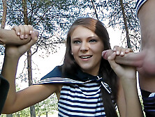 Real college girls fuck at marine party