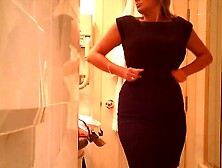 Huge tits milf mil changing naked spied