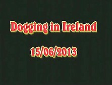 Dogging in ireland.  cumcontainer slut gets filled up by 2 total strangers,  while her man tapes it.