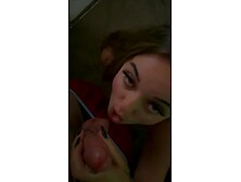 Getting mouth drilled and then this guy fills me up with cum????