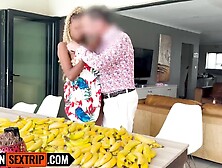 Large Ass 18yo Hottie Drilled Unfathomable By Large White Rod In Hardcore Interracial Hookup