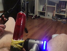 Splitcockjez Tests His Latest Cock Teasing Machine