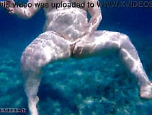OMG! Pervert voyeur filmed and touched me underwater - Curvy German big beautiful woman on livecam whilst swimming in the ocean