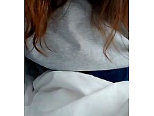 Touching my tits in the morning feeling horny