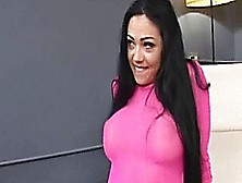 Blowjob – Busty Brunette Takes The Next Step