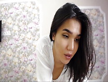 Curvy Oriental Model Took Off Her Panties And Masturbation On Web-Cam