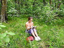 18 y. o. Made a pornnvideo in the forest for her guy's birthday!