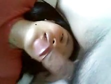 My Asian wife drives me crazy with a deepthroat blowjob