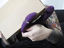 Masturbating Until I Cum.  Review Eggplant- Funzze Toys