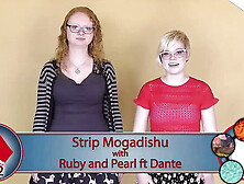 Blonde Teen Lesbians Play Strip Game - Ruby & Pixie Lose Bet & Get Naked