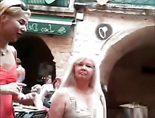 Various no pantie up-skirts