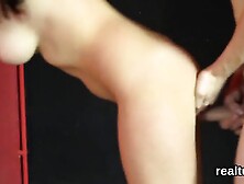 Enchanting czech kitten is teased in the shopping centre and nailed in pov