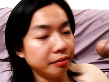 Asian Nympho Has Two Horny Guys Taking Turns Banging Her Hairy Snatch