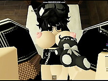 roblox emo skank gets rammed hard on bed part two