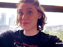 Ersties - Cute Daphne Masturbates On a Window Sill For All To See