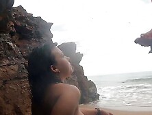 Hot Couple Having Sex On Beach