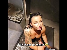 Shower the jizz FACIALE ORAL SEX Aya Benetti