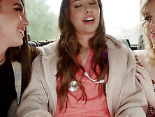 TRANSFIXED - Transexual Kasey Kei & Erica Cherry ROUGH PLOWED Cis Stranger women inside SEX DUNGEON With a FACIAL