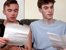 STEPSONS GET PUNISHED IN ULTIMATE LESBIAN FOURSOME threesome creampie to make them regret their mistake!