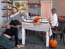 Transangels - Sexy tgirl Daisy Taylor sucks chap's ramrod in front of family