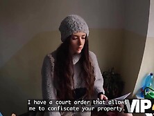 VIP4K.  POV sex with debt collector