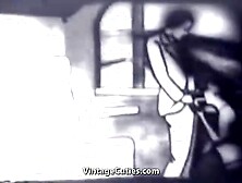 Two Ladies Gets Really Excited By Watching Erotic Cartoon,  And One Lucky Guy Is There To Calm Them