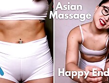ASMR - Attractive Chinese Masseuse Gives You Oily Happy Ending - Kimmy Kalani