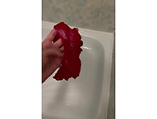 ФЕМДОМ Белые выделения из моей письки! Лижи мои грязные трусики!