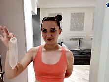 My sexy stepsister forgot cum drum after sex with her boyfriend