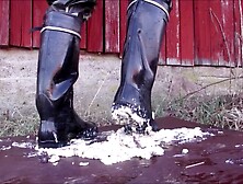 My rubber boots crushing food vs starving Africans