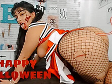 Horror Porn Sexy Zoombie Cheerleader Teasing Jerk off Game Can You Win? Hallo...