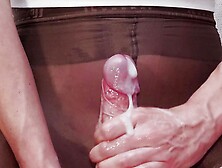 Amateur handjob,  slow teasing and a huge cumshot! - MyElla