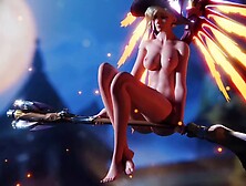 End Duke lina and the exciting ada show her magic body