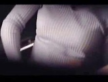 Through windows.  Caught my girlfriend fingering her pus