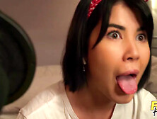 ASMR Brunette Girl Lady Dee - reality fuck after shower