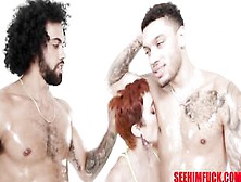 Big Dicks Studs Air Thugger & James Angel take Sidra Sage in some Hot Double Vag Action