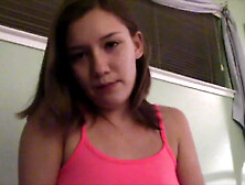 Winter Break Temptation - Brunette Girl Next Door has Homemade Sex