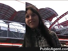 Publicagent - Boy Cameraman Fills Her Vagina