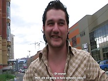 red-haired wench sucks on the beach