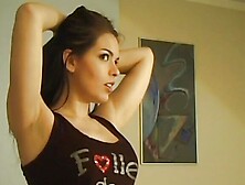 The first audition of Zuzana the beautiful girl today