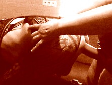 Merciless strapon fuck for my tied up sissy