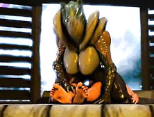 3D Female Aliens Fucking Big Cocks!