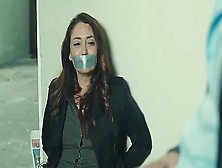 Turkish Lady Tape Gagged