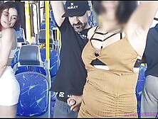 Chick Gets Groped In Public On The Bus!